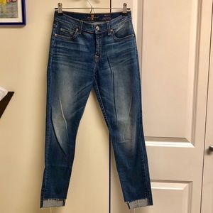 7 for all mankind ankle skinny jean - never worn